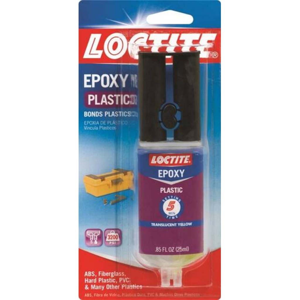 Epoxy Plastic Bonder Liquid Syringe, 25ml