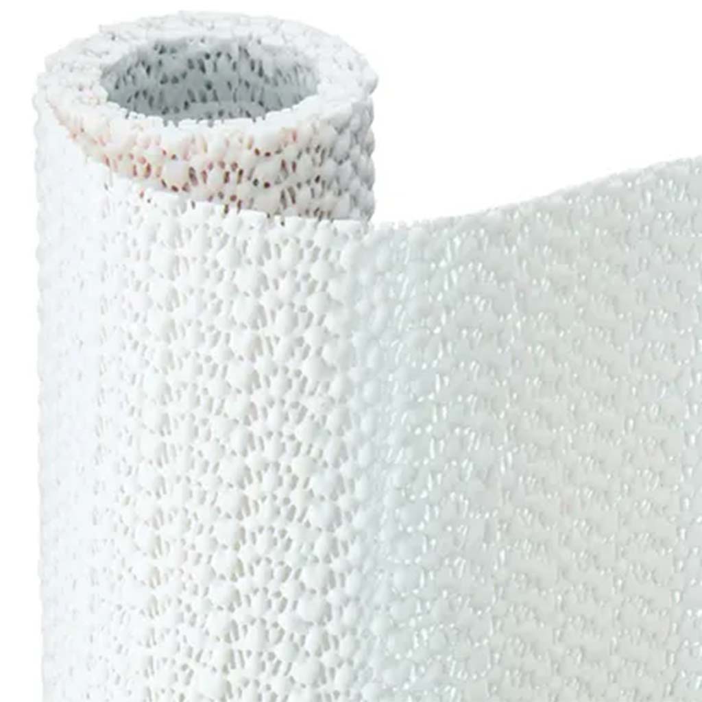 Bright White Grip Non-Slip Shelf Liner, 12in x 5ft