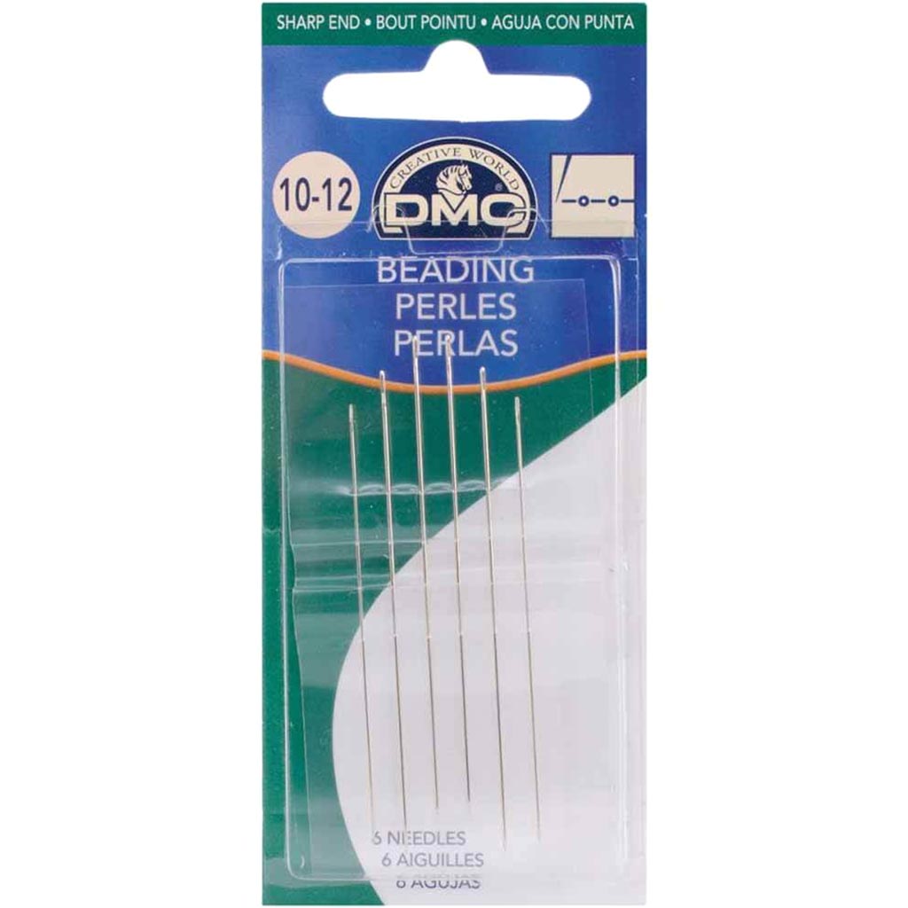 DMC Beading Hand Needles size 10/12 6/pkg