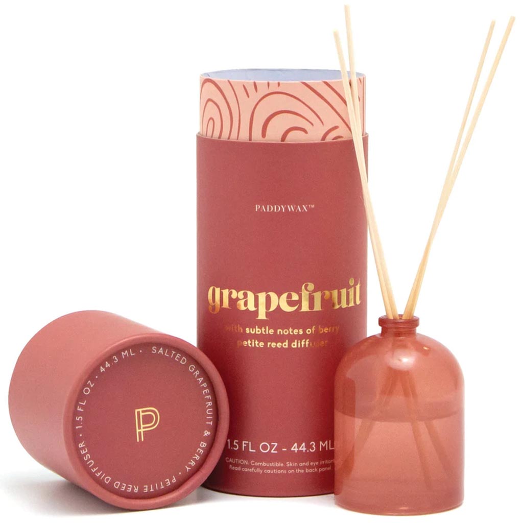 Petite Diffuser Ruby Red Milky Glass, Grapefruit 1.5oz