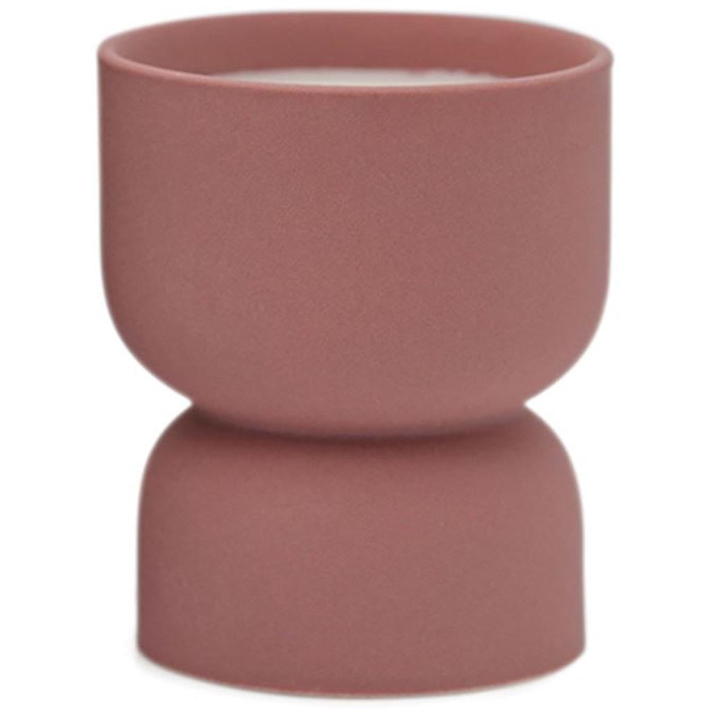 Form Mauve Matte Hourglass Textured Ceramic Mandarin Mango 6oz