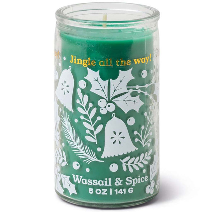 Spark Holiday Dark Green Wax “Jingle Bells” Wassail & Spice, 5oz