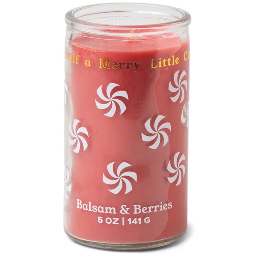 Spark Holiday Red Wax “Peppermints” Balsam &amp; Berries, 5oz