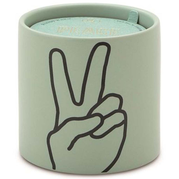 Impressions Mint Ceramic With “Peace” Lavender & Thyme, 5.75oz