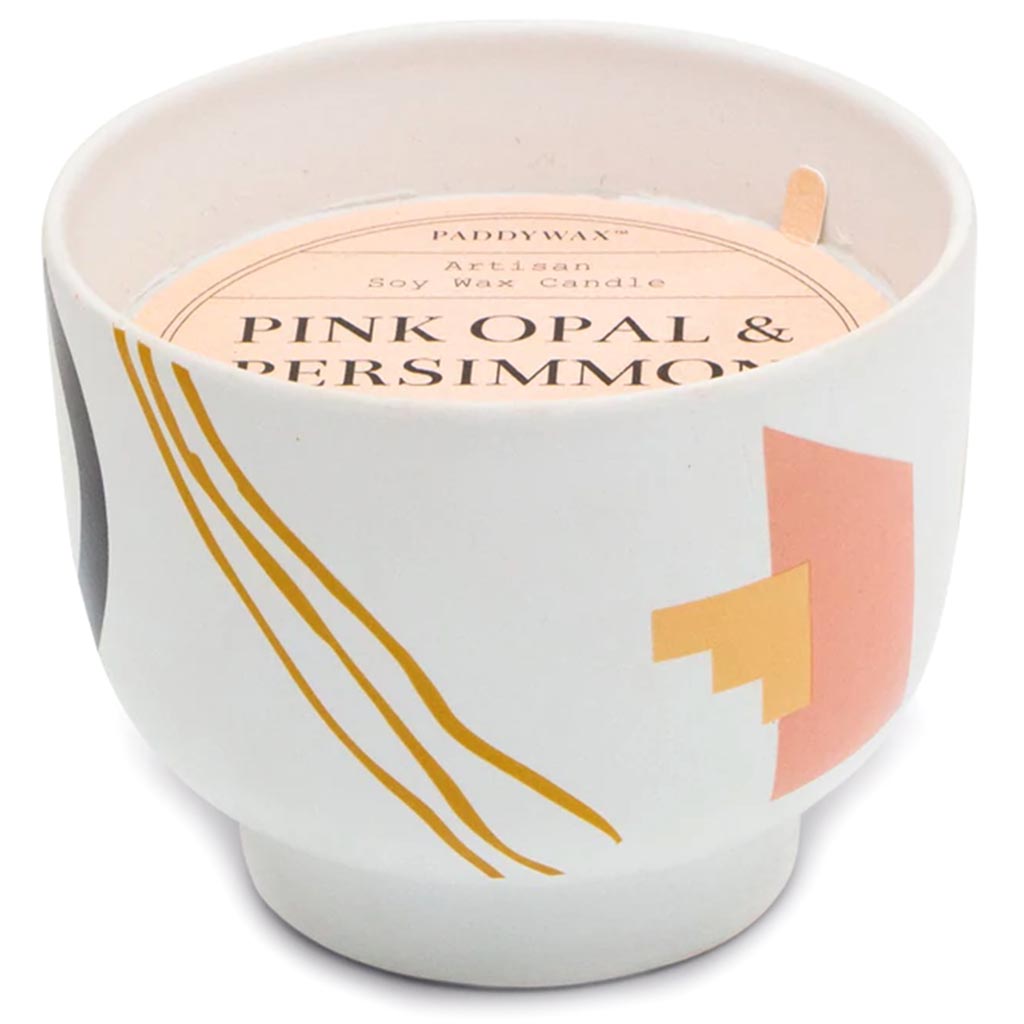 Wabi Sabi Collection Scented Candle Pink Opal &amp; Persimmon 12oz