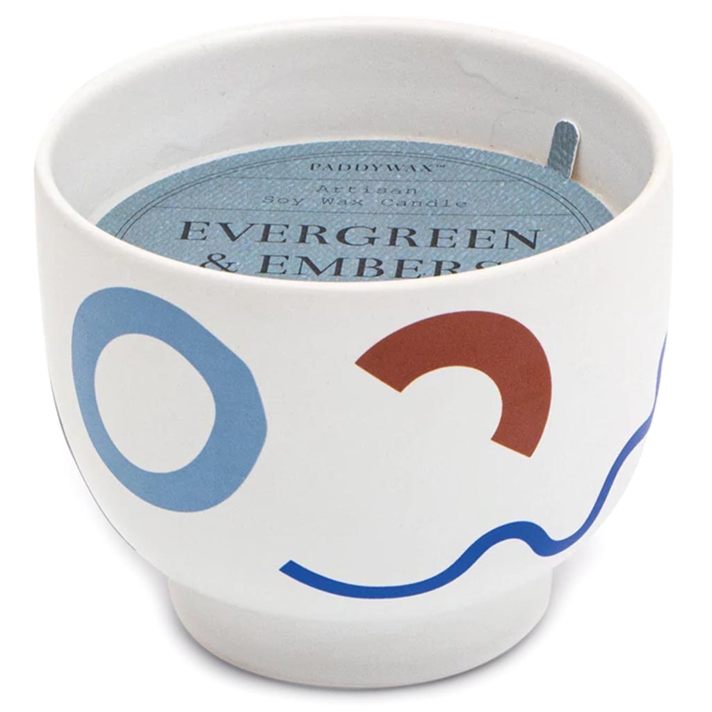 Wabi Sabi Collection Scented Candle Evergreen &amp; Embers 12oz
