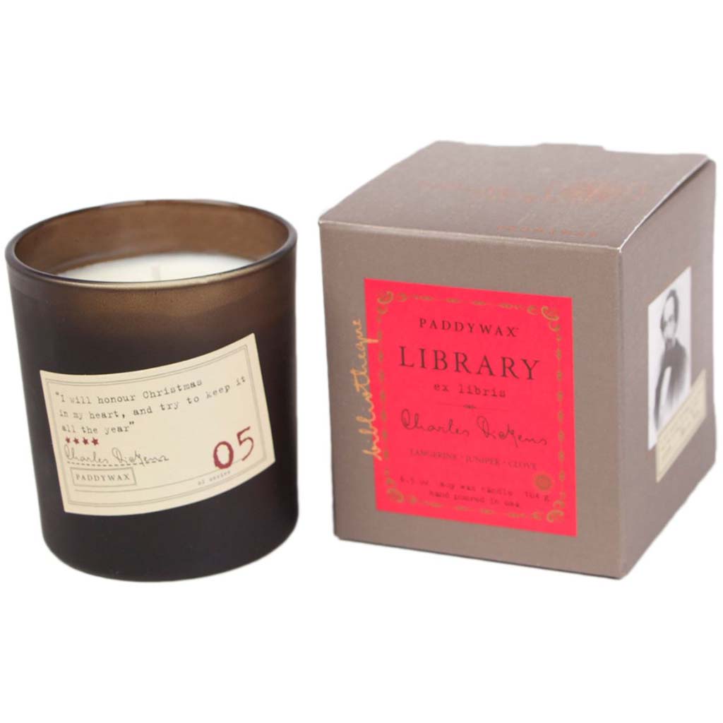 Library Candle Charles Dickens, 6oz