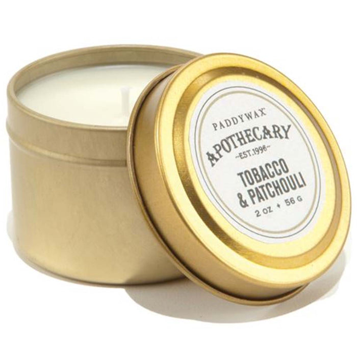 Apothecary Tin Tobacco & Patchouli, 2oz