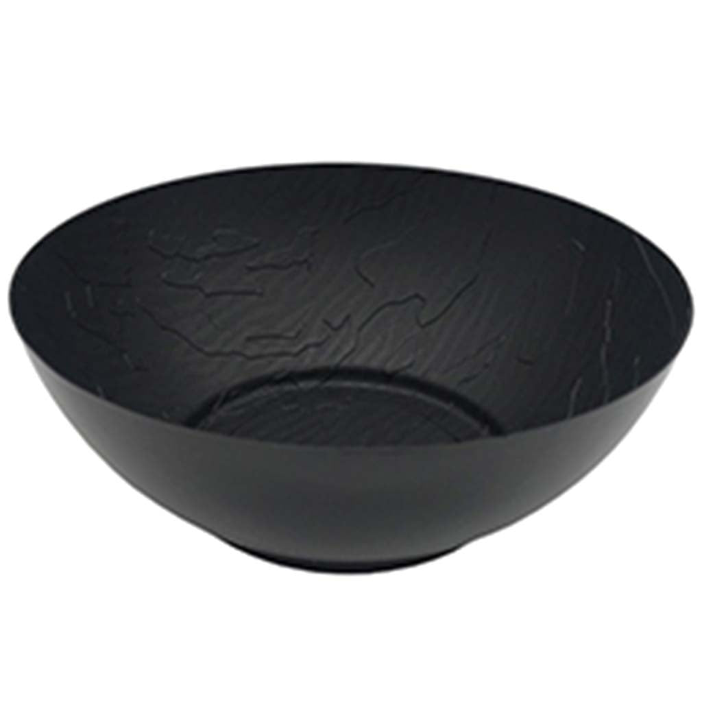 Black Rugged Slate Bowls 8oz, 20ct