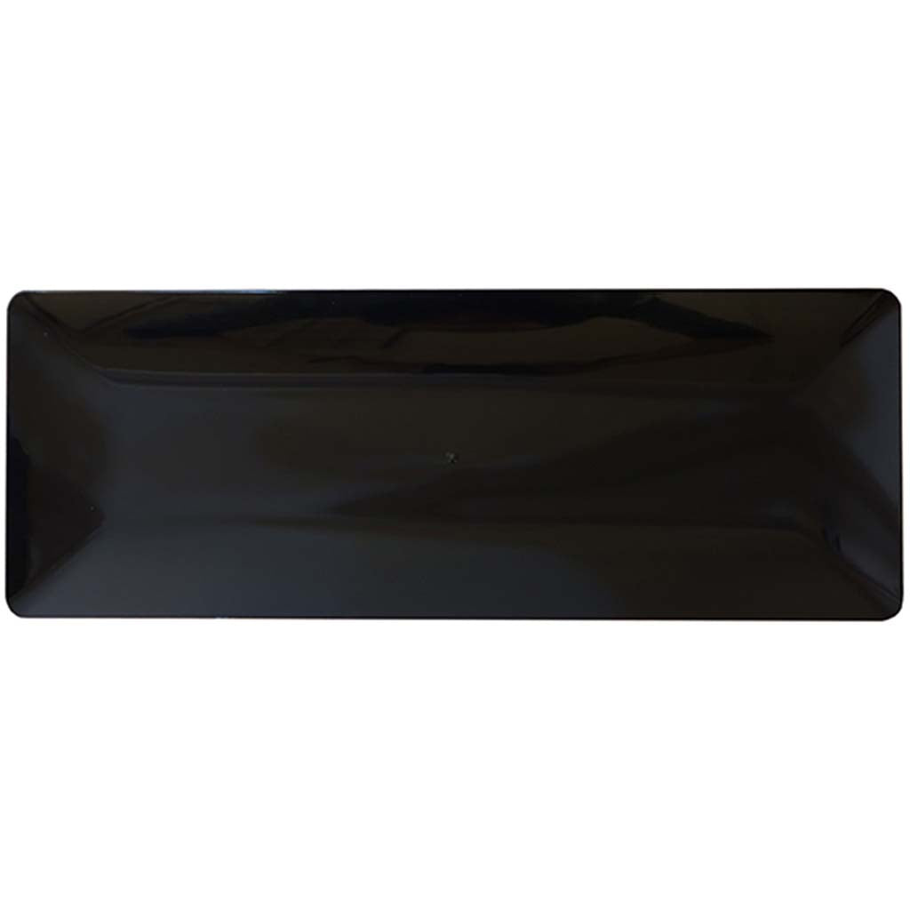 Black Sleek Tray 15.75in x 6in