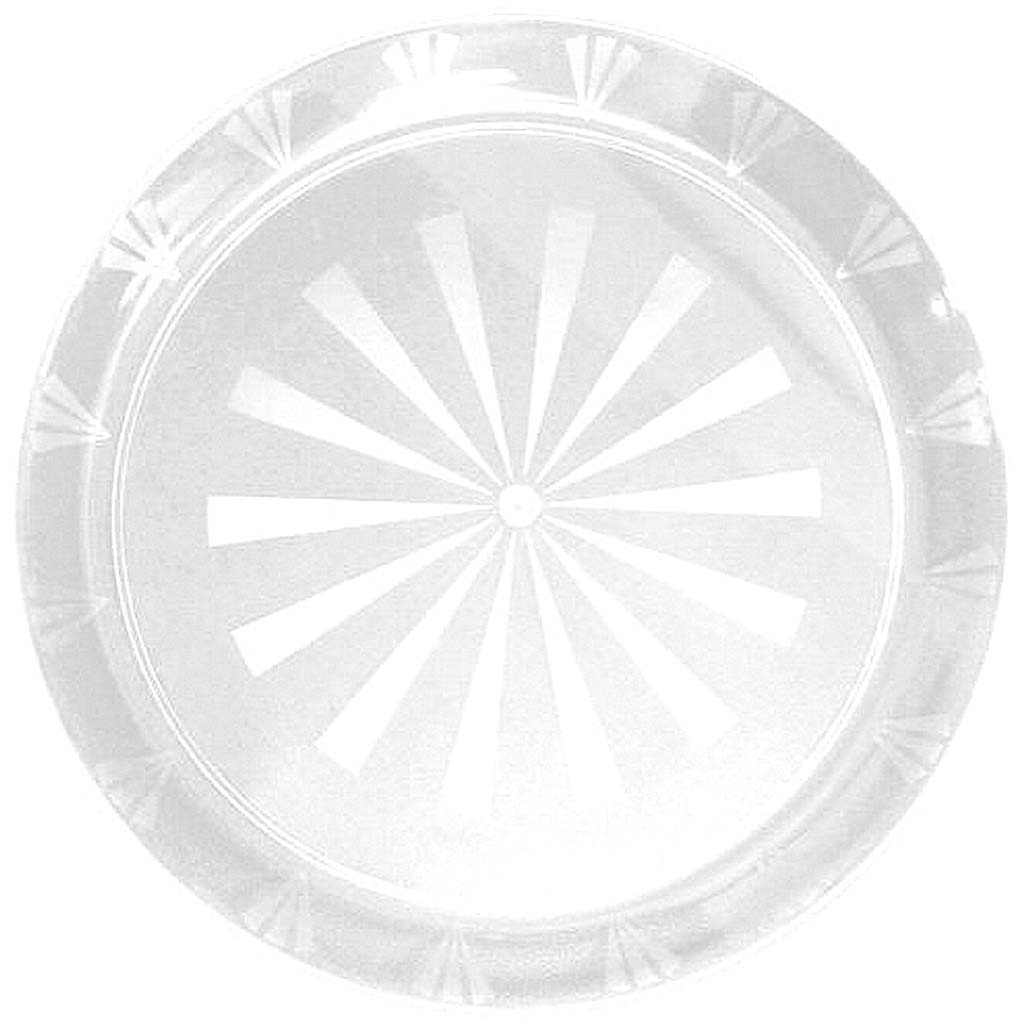 Clear Round Tray, 12in