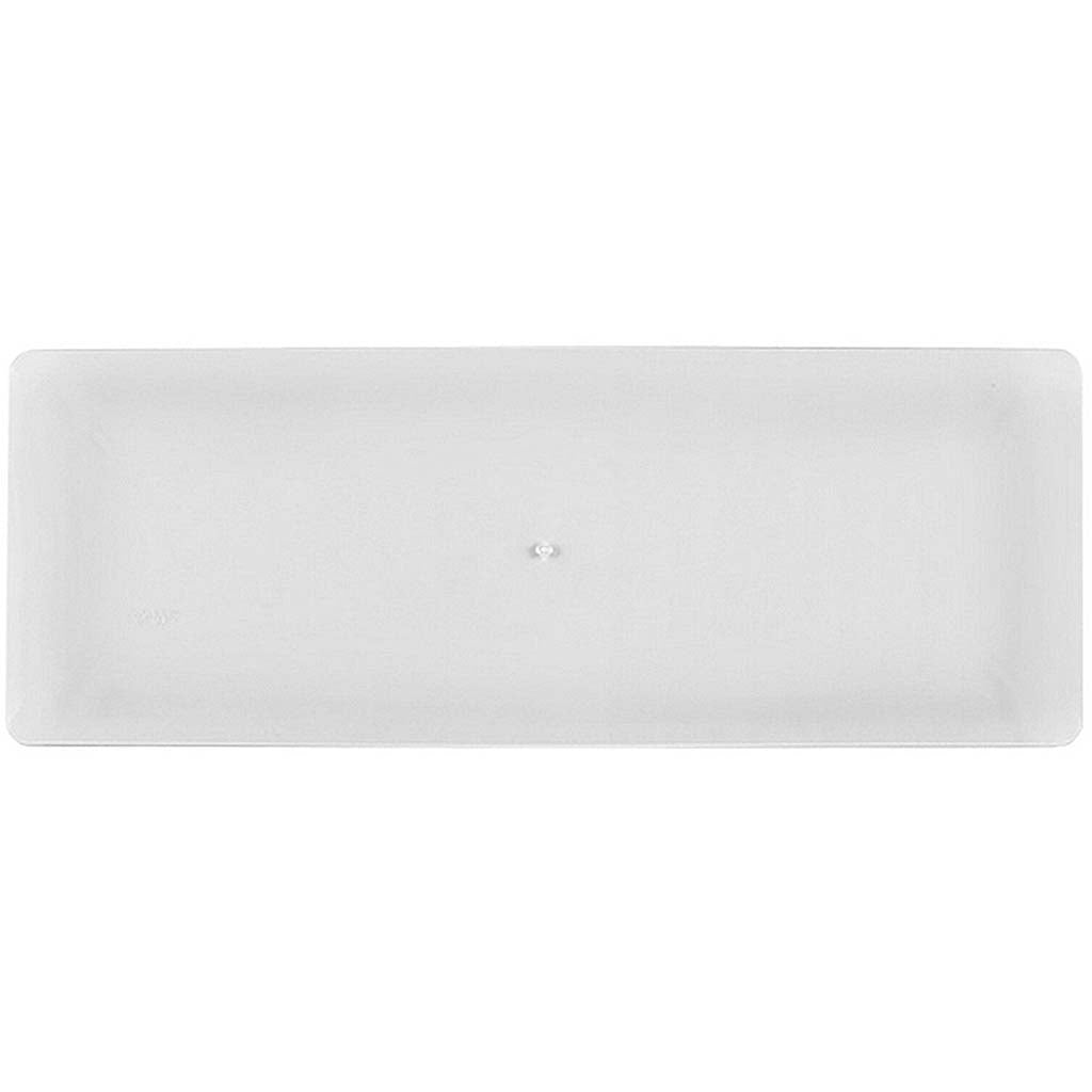 Clear Sleek Tray 15.75in X 6in