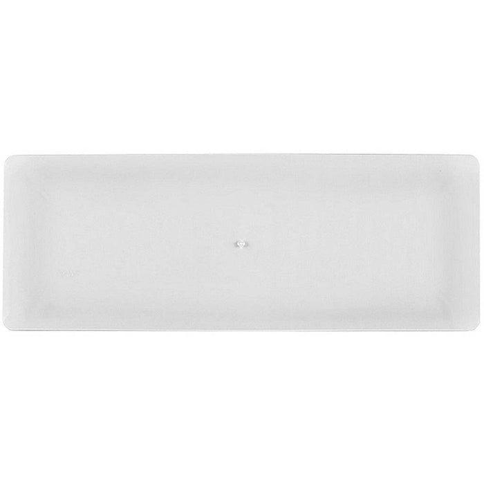 Clear Sleek Tray 15.75in X 6in