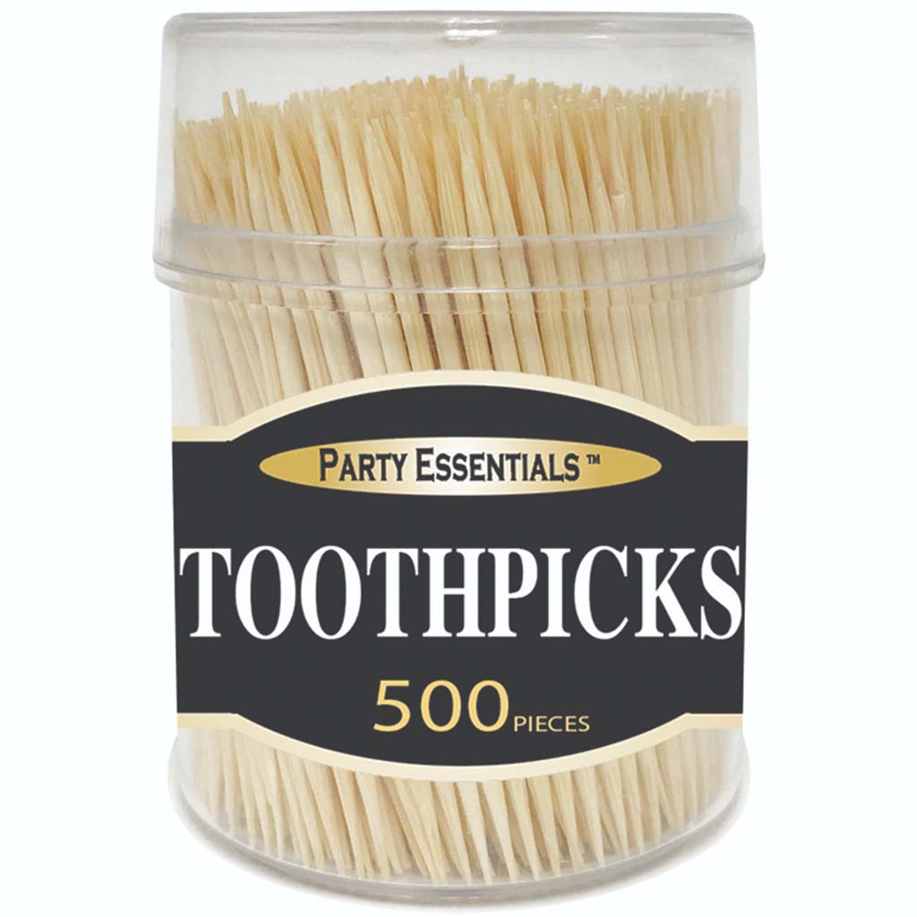 Boxed Bamboo Toothpicks 2.6in