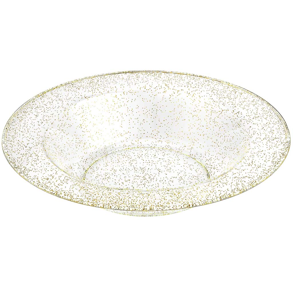 Glitter Bowl 14oz, Gold