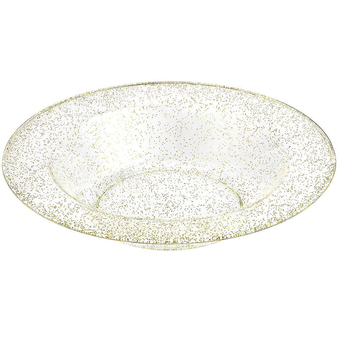 Glitter Bowl 14oz, Gold