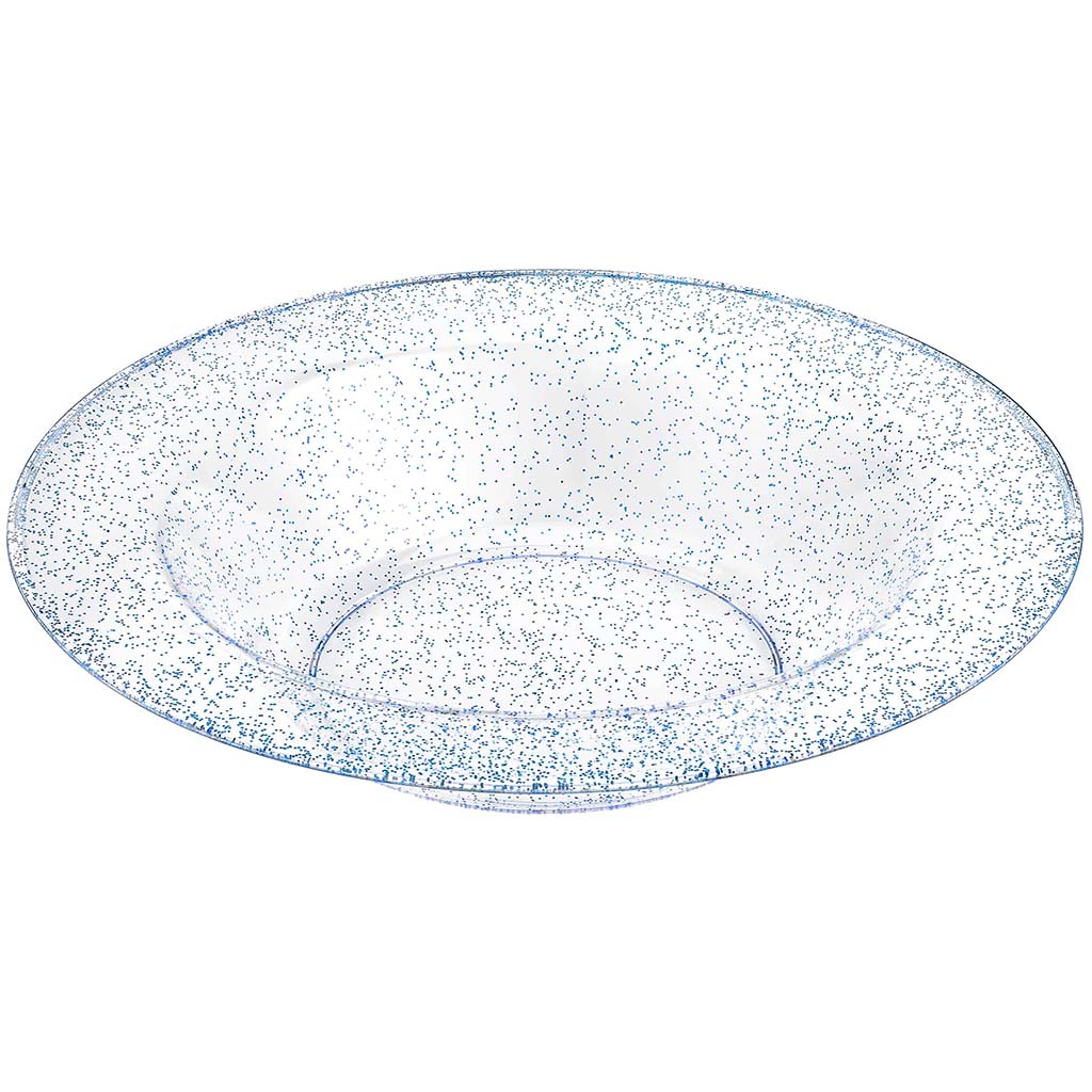 Glitter Bowl 14oz, Blue