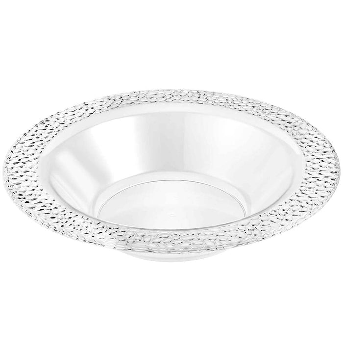 Pebbled Bowl Clear 14oz
