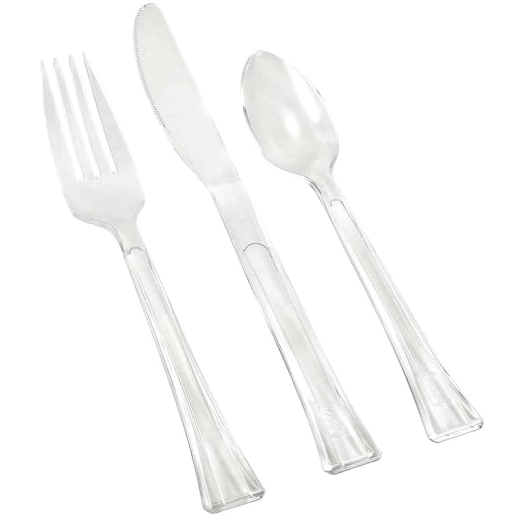 Cutlery Combo Set, Clear