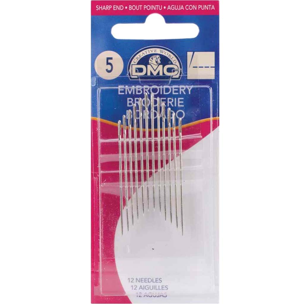 DMC Embroidery Hand Needles Size 5 16/pkg