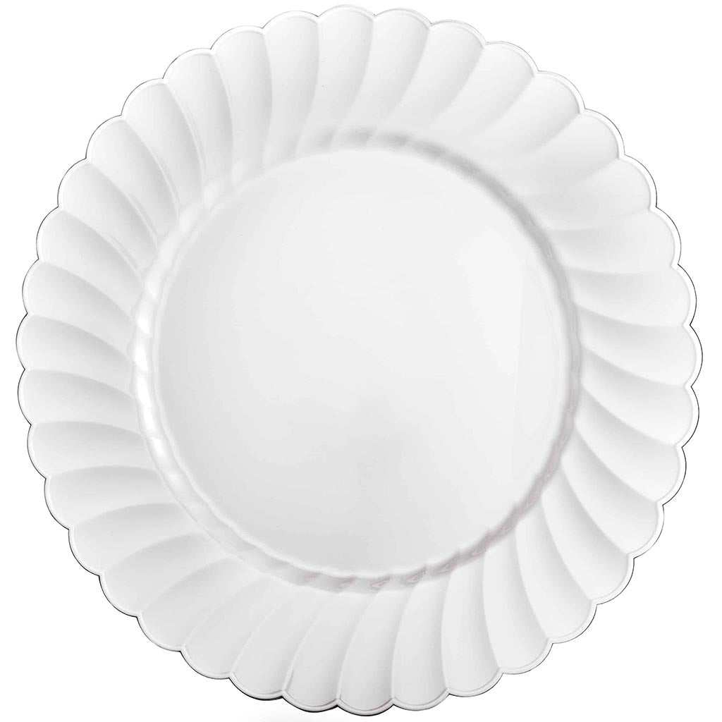 Scalloped Plate Pearl, 10.25in