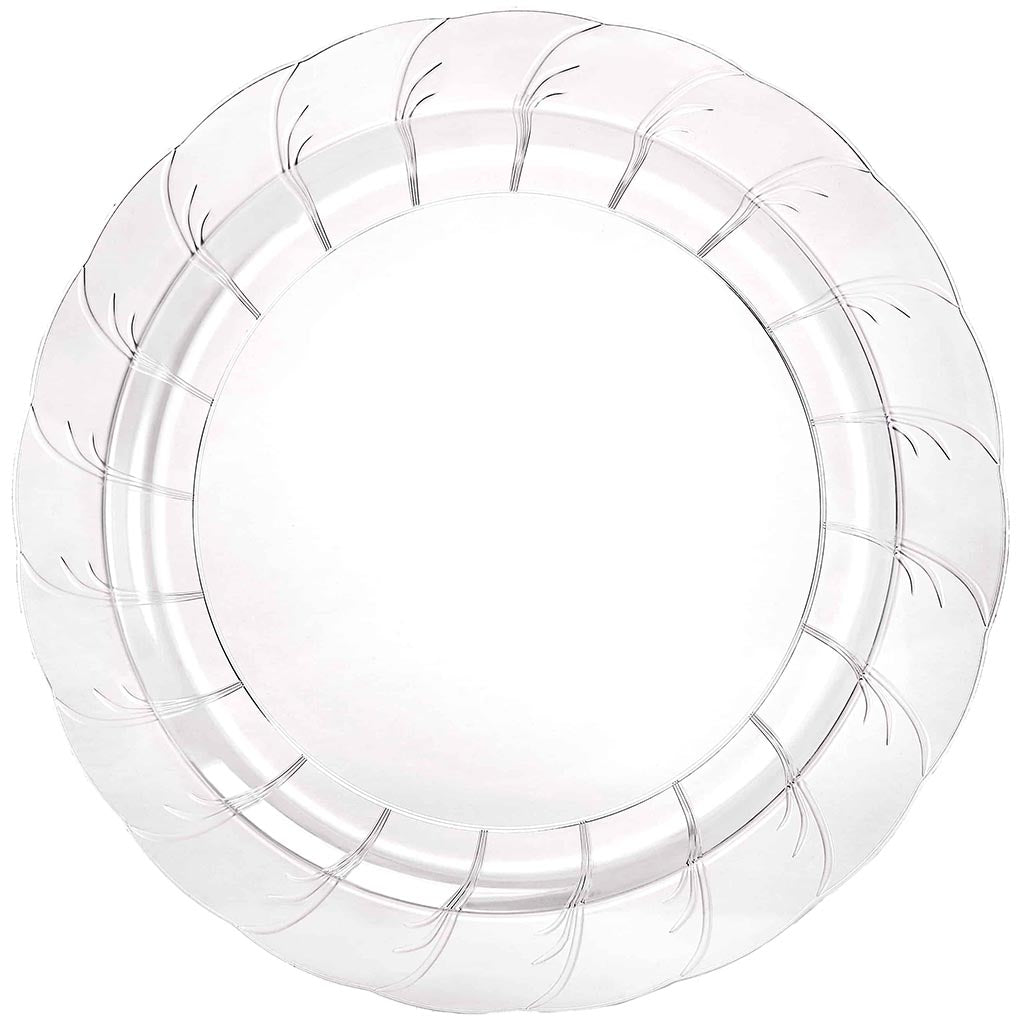 Elegance Plate 9in, Clear