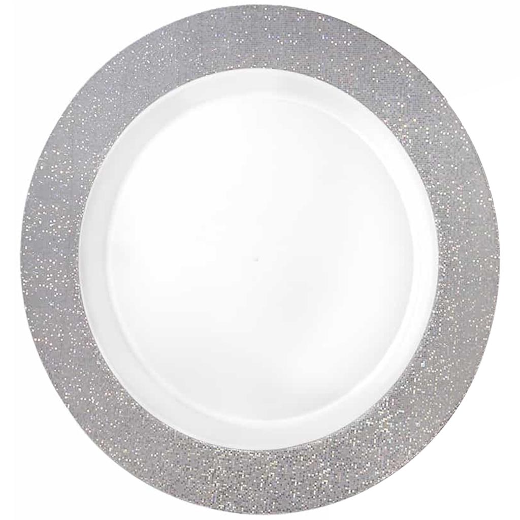 Sparkle Plate 10.5in, Silver