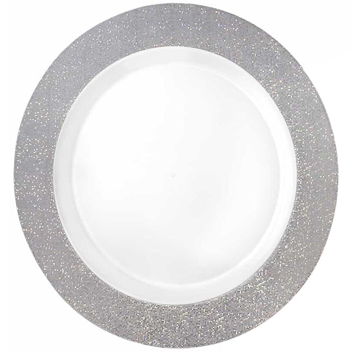 Sparkle Plate 10.5in, Silver