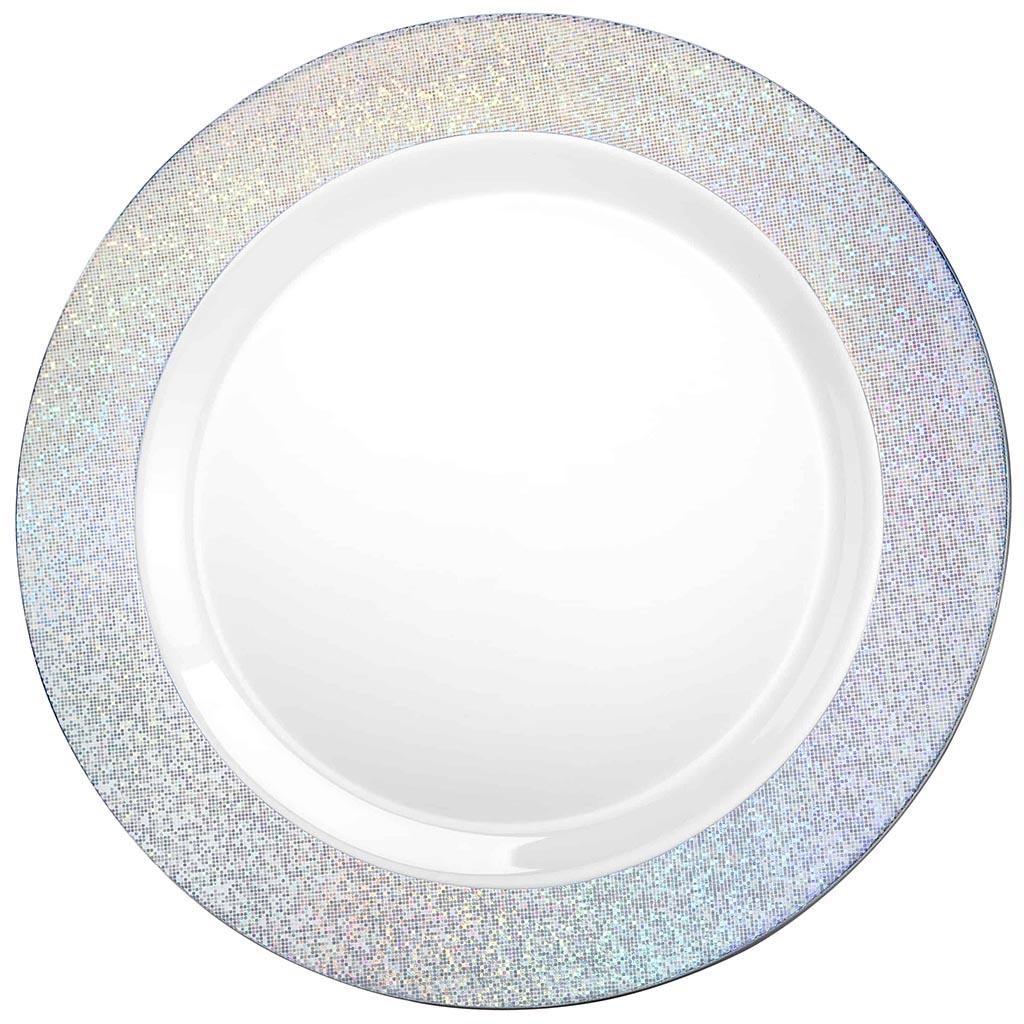 Sparkle Plate 7.5in, Silver