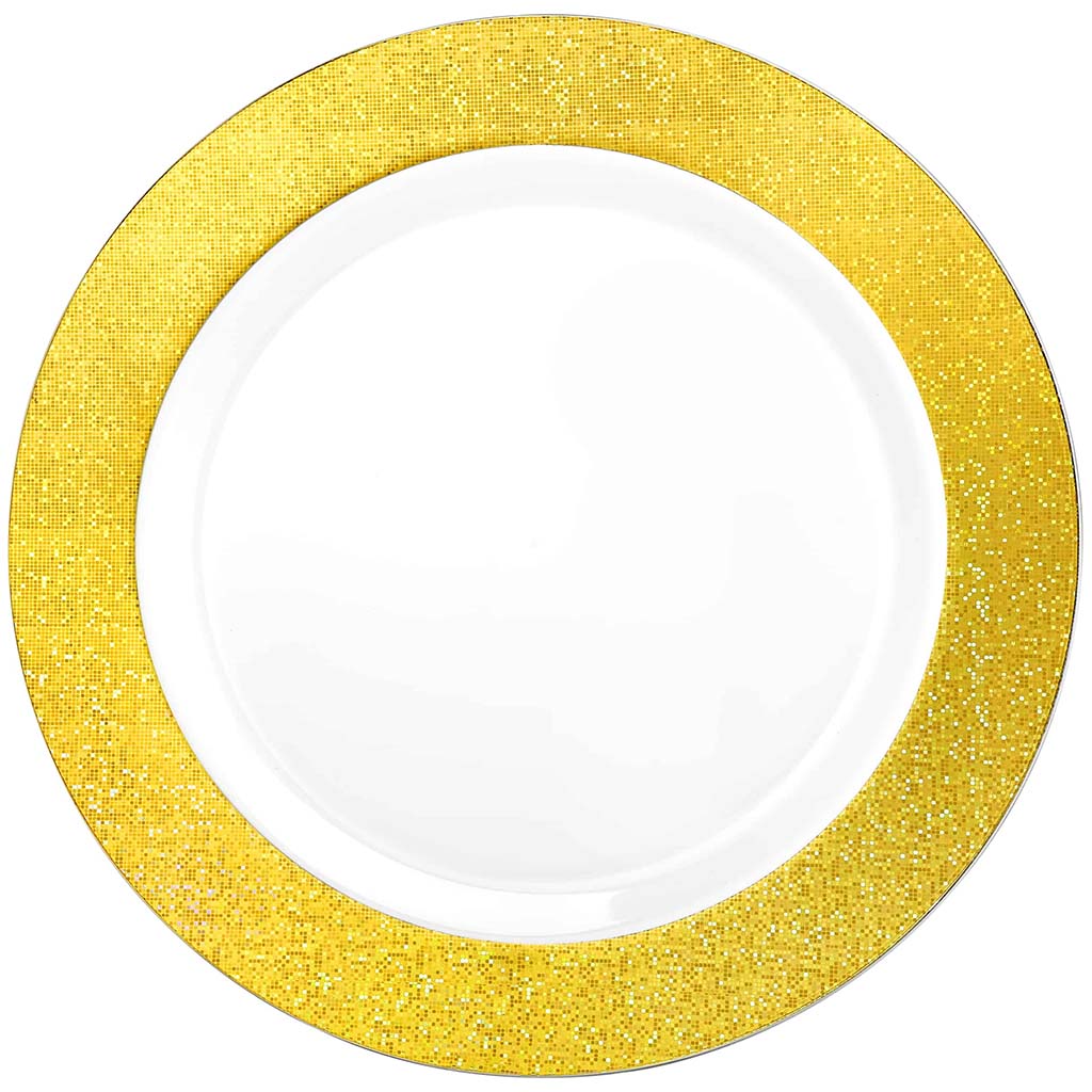 Sparkle Plate 7.5in, Gold