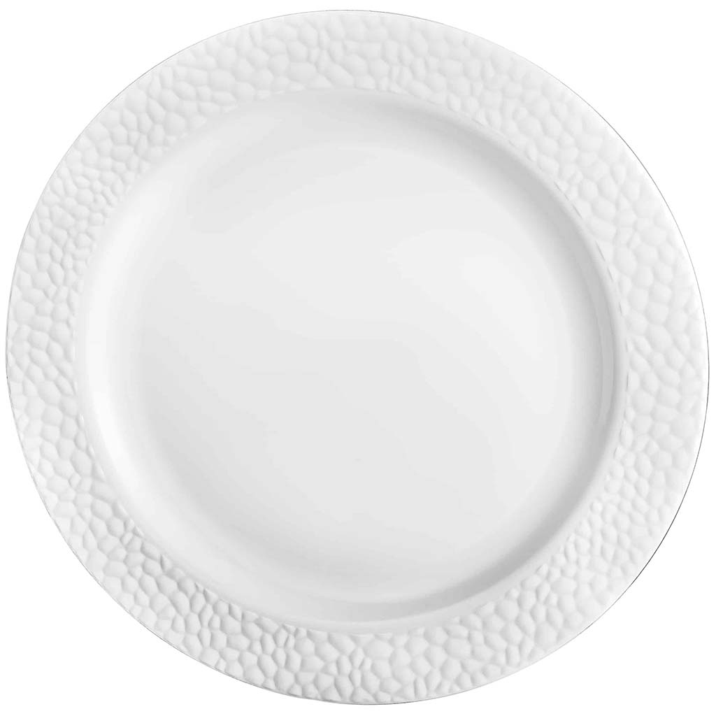 Pebbled Plate 7.5in, Pearl