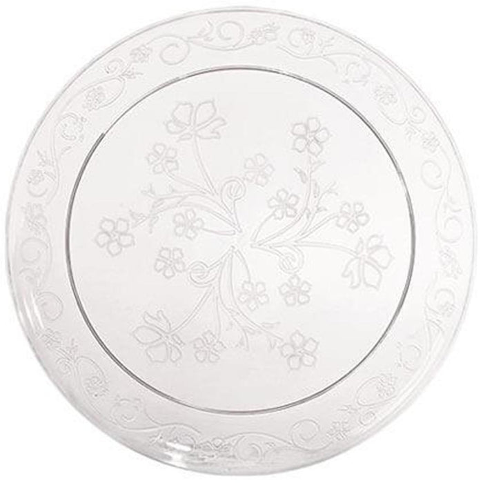 D'Vine Dessert Plates 6.25in, Clear