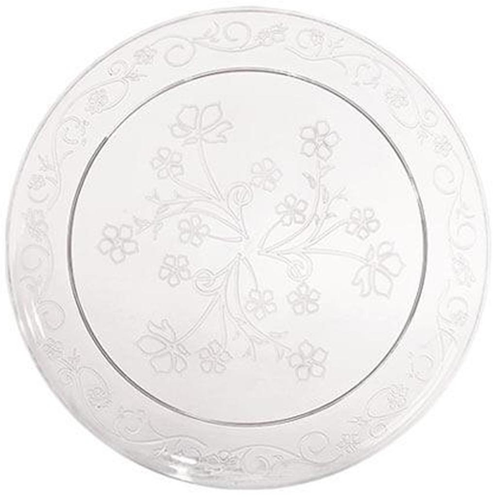 D&#39;Vine Dessert Plates 6.25in, Clear