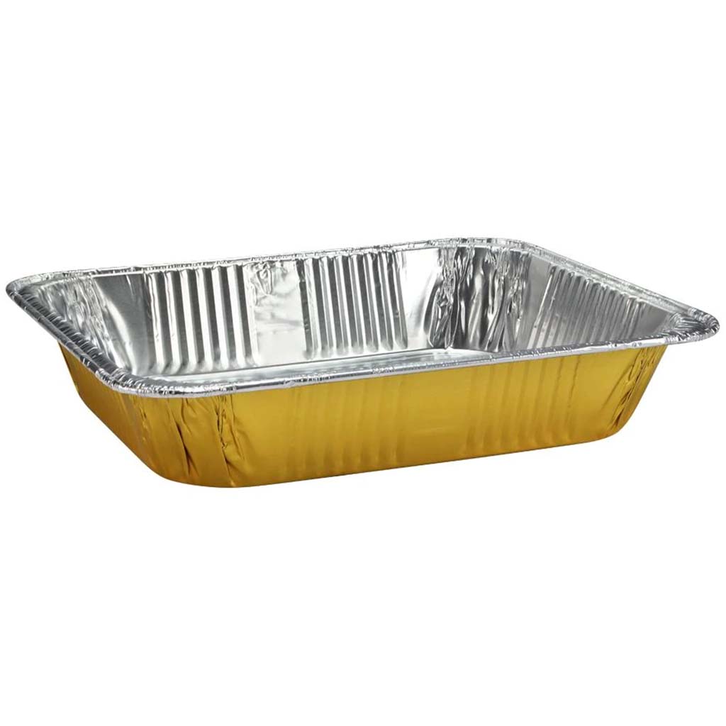 Half Size Aluminum Pan Gold