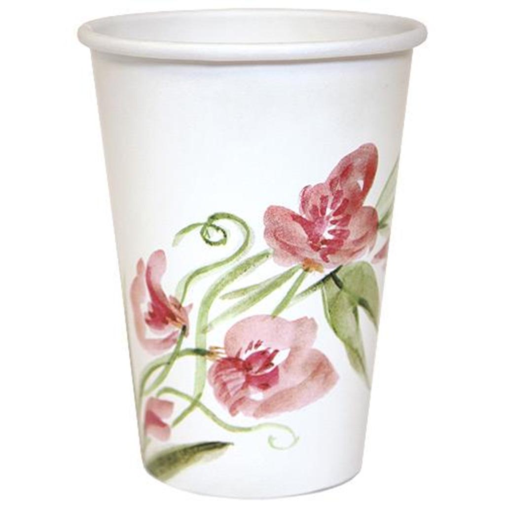 Hot/Cold Cup 12oz, Pink Floral