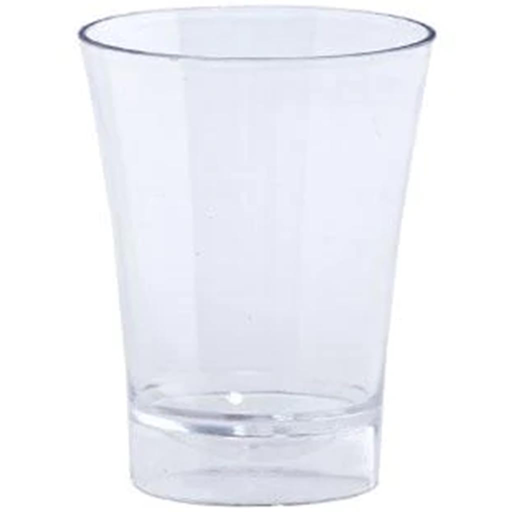 Plastic Shot Glasses, 1.65 oz, Clear, 20ct 