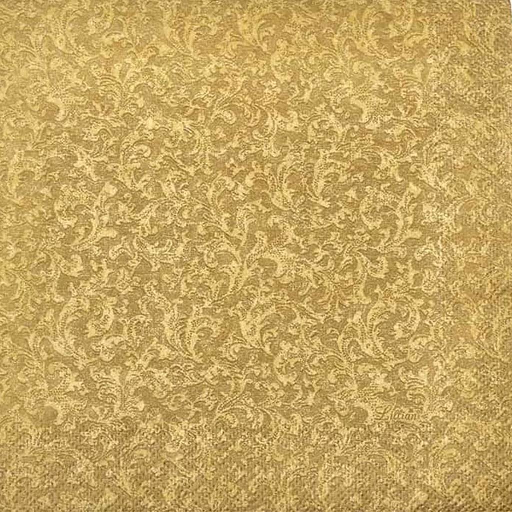 Gold Luncheon Napkin 3Ply