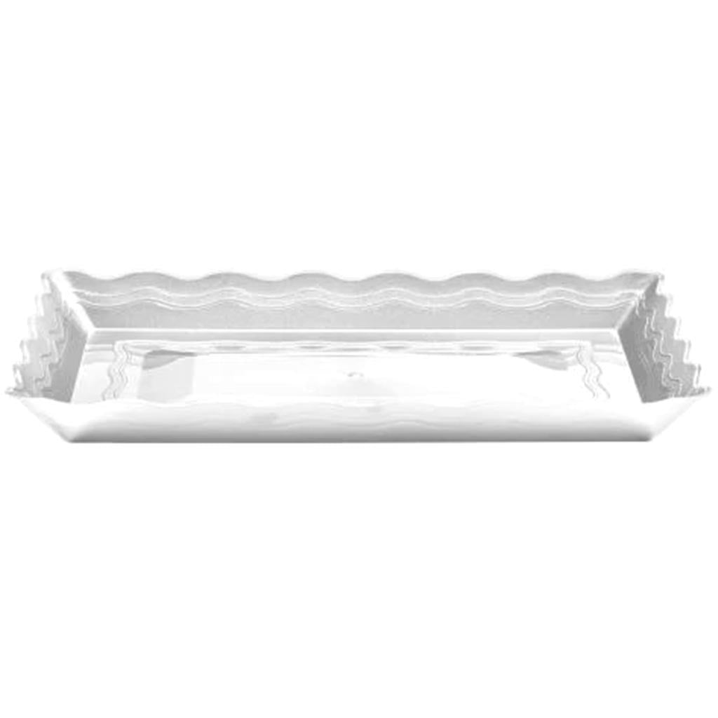 Wave Tray 13in x 9in, White