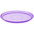 Round Ridged Tray Jewel 12in, Purple