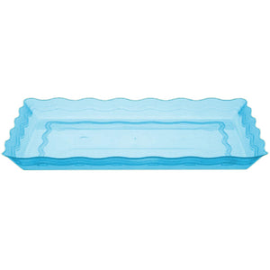 Wave Tray Jewel Tints 13in x 9in,Blue