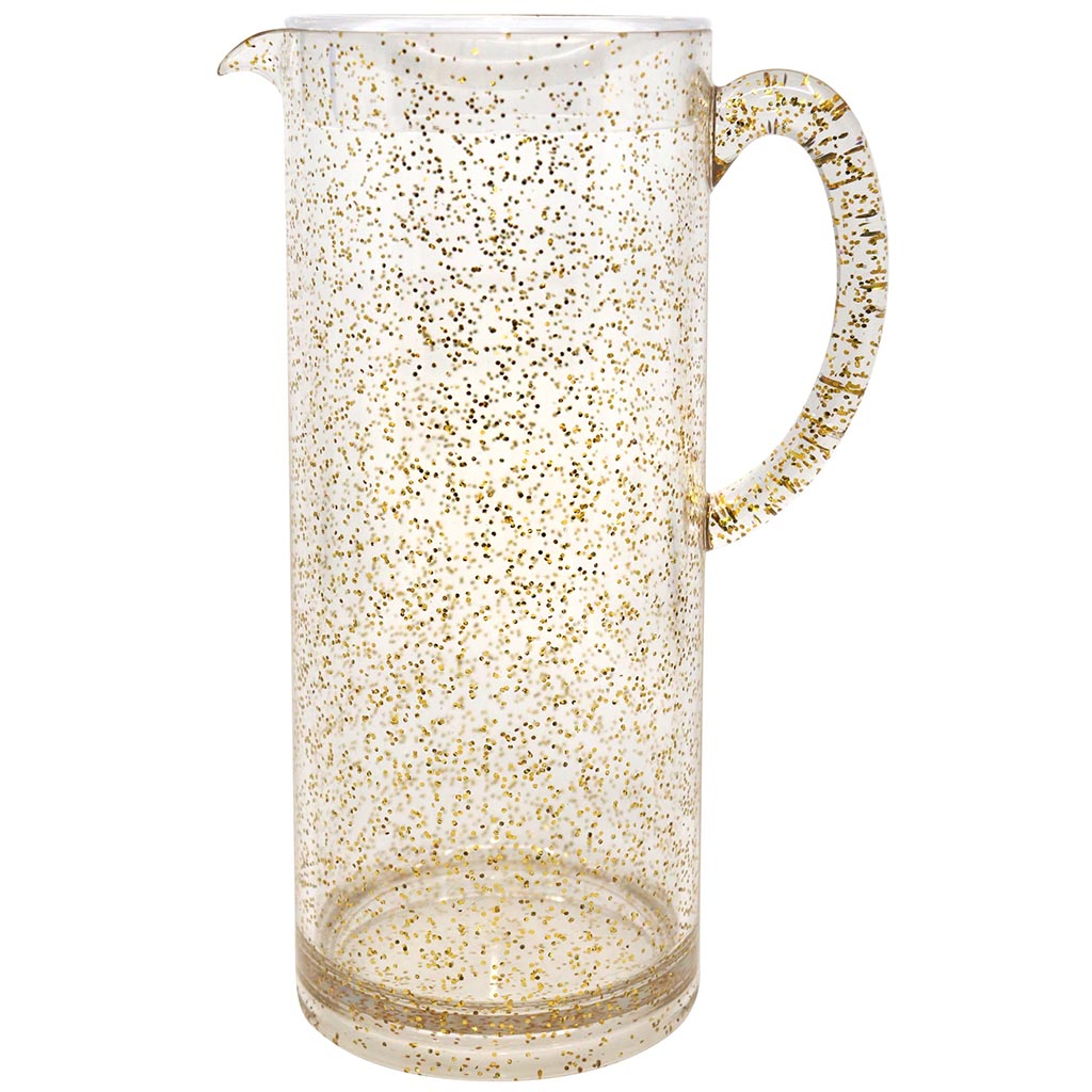 Glitter Pitcher With Lid, 60oz