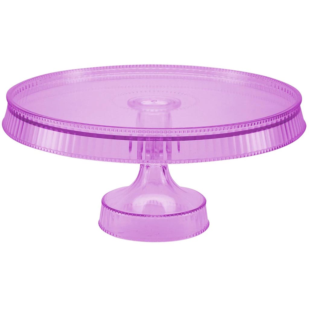 Round Cake Stand 10.5in, Purple