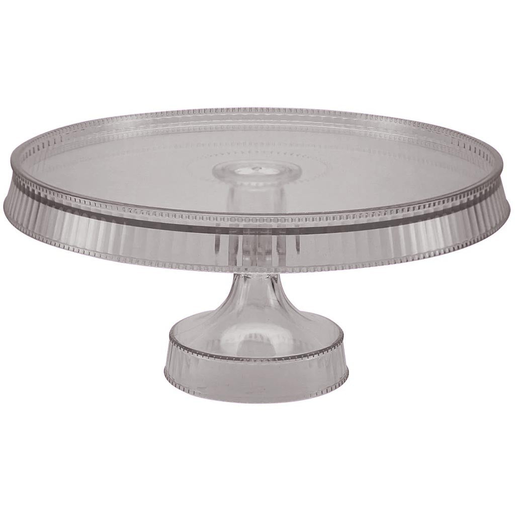 Round Cake Stand 10.5in, Silver