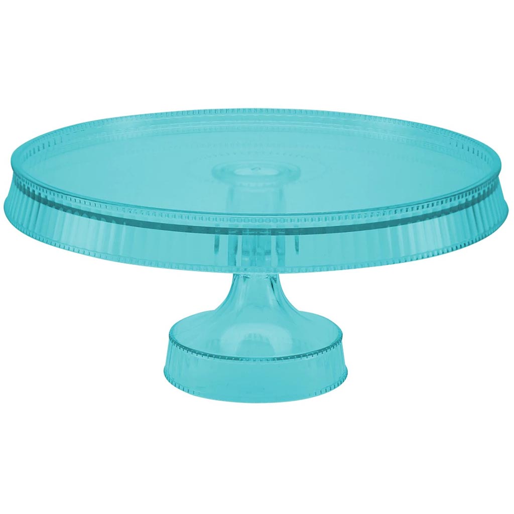 Round Cake Stand 10.5in, Blue