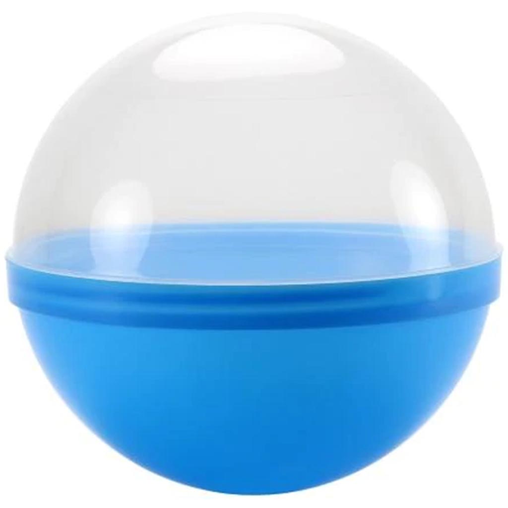 Candy Ball 6in, Blue/Clear