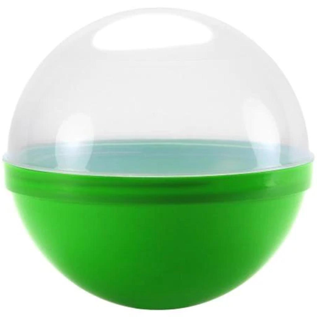 Candy Ball 6in, Green/Clear