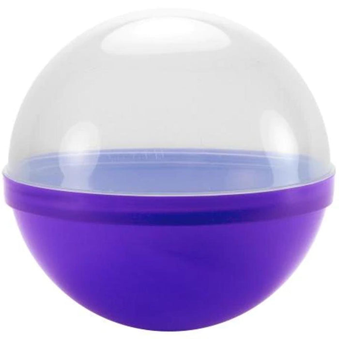 Candy Ball 6in, Purple/Clear