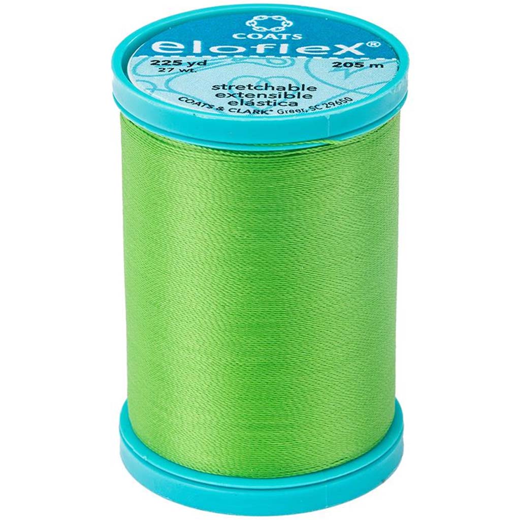 Eloflex Stretch Thread Lime, 225Yd