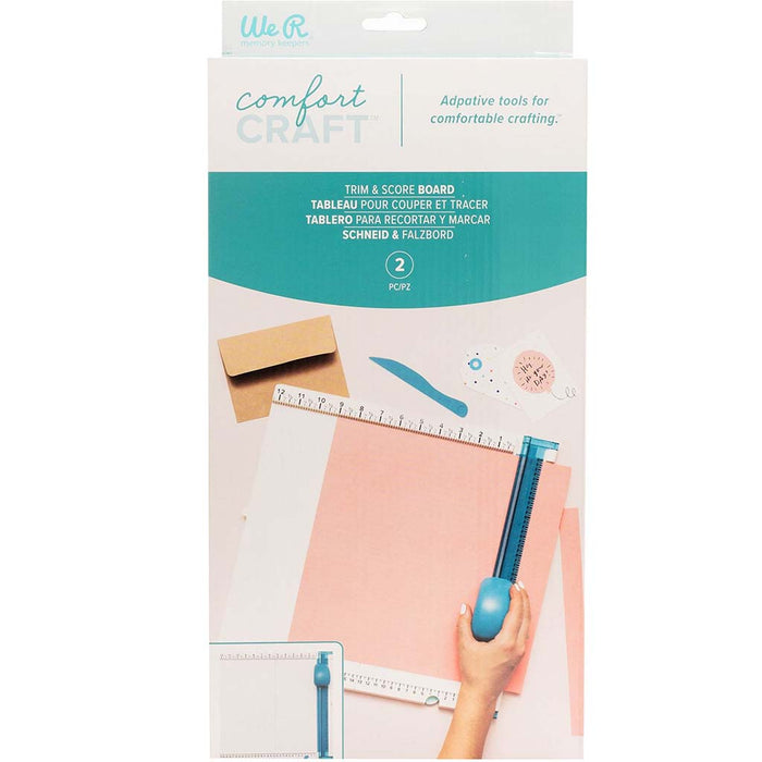 We R Makers Comfort Trim & Score Board Paper Crafting Tool