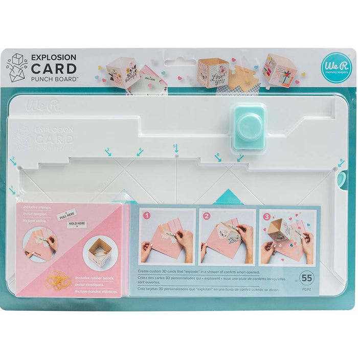 We R Makers Explosion Card Punch Board for Interactive Cards